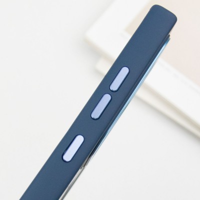 TPU чохол Bonbon Metal Style with MagSafe для Samsung Galaxy S24 Ultra Синій / Cosmos Blue