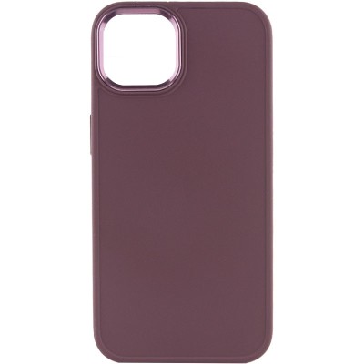 TPU чохол Bonbon Metal Style для Apple iPhone 11 Pro Max (6.5") Бордовий / Plum
