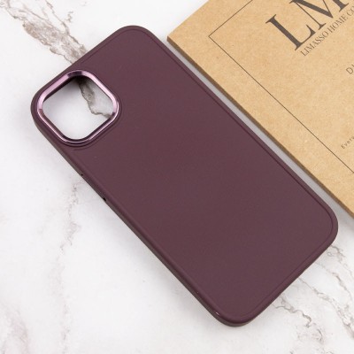 TPU чохол Bonbon Metal Style для Apple iPhone 11 Pro Max (6.5") Бордовий / Plum