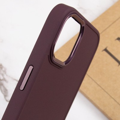 TPU чохол Bonbon Metal Style для Apple iPhone 12 Pro / 12 (6.1") Бордовий / Plum TPU чохол Bonbon Metal Style для Apple iPhone 12 Pro / 12 (6.1") Бордовий / Plum