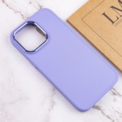 TPU чохол Bonbon Metal Style для Apple iPhone 13 Pro (6.1") Бузковий / Dasheen