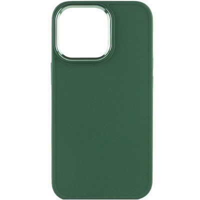 TPU чохол Bonbon Metal Style для Apple iPhone 13 Pro Max (6.7") Зелений / Army green