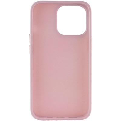 TPU чохол Bonbon Metal Style для Apple iPhone 13 Pro Max (6.7") Рожевий / Light pink