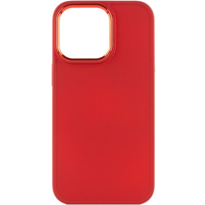 TPU чохол Bonbon Metal Style для Apple iPhone 13 Pro Max (6.7") Червоний / Red