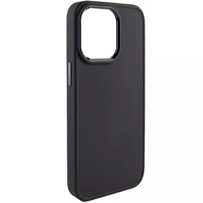 TPU чохол Bonbon Metal Style для Apple iPhone 13 Pro Max (6.7") Чорний / Black