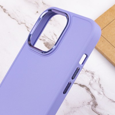 TPU чохол Bonbon Metal Style для Apple iPhone 14 Pro (6.1") Бузковий / Dasheen