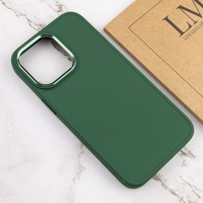 TPU чохол Bonbon Metal Style для Apple iPhone 14 Pro Max (6.7") Зелений / Army green