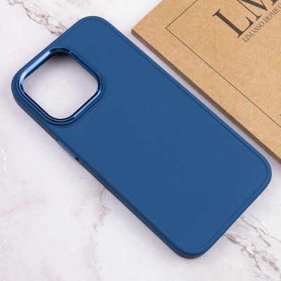 TPU чохол Bonbon Metal Style для Apple iPhone 14 Pro Max (6.7") Синій / Cosmos blue