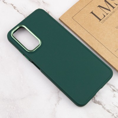 TPU чохол Bonbon Metal Style для Samsung Galaxy A05s Зелений / Army green