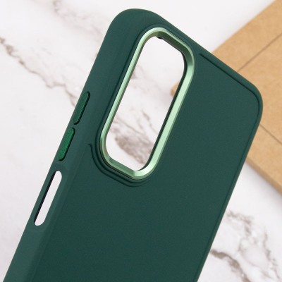 TPU чохол Bonbon Metal Style для Samsung Galaxy A05s Зелений / Army green