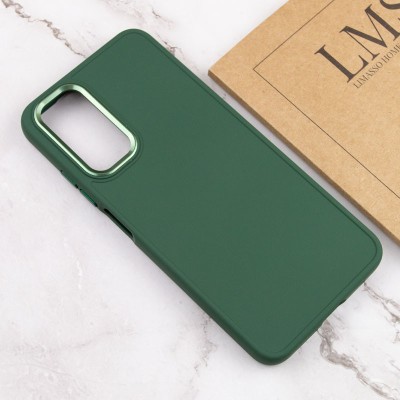 TPU чохол Bonbon Metal Style для Samsung Galaxy A14 4G/5G Зелений / Pine green