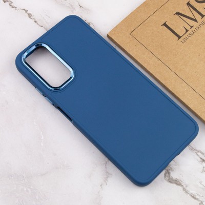 TPU чохол Bonbon Metal Style для Samsung Galaxy A14 4G/5G Синій / Denim Blue