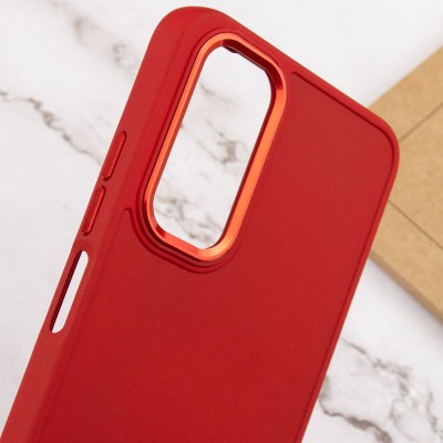 TPU чохол Bonbon Metal Style для Samsung Galaxy A34 5G Червоний / Red