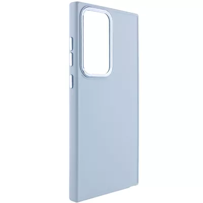 TPU чохол Bonbon Metal Style для Samsung Galaxy S23 Ultra Блакитний / Mist blue