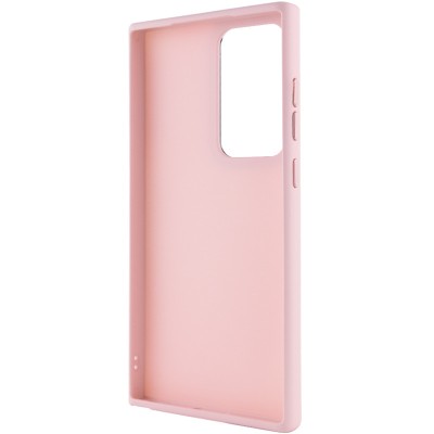 TPU чохол Bonbon Metal Style для Samsung Galaxy S23 Ultra Рожевий / Light pink