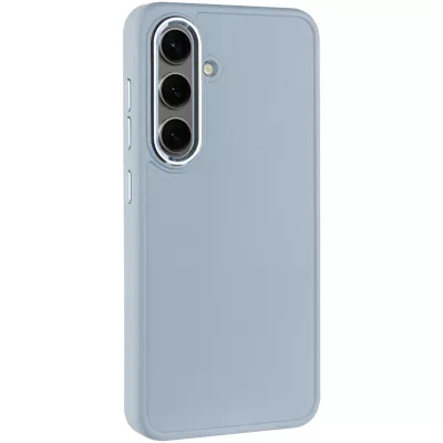 TPU чохол Bonbon Metal Style для Samsung Galaxy S23 Блакитний / Mist blue
