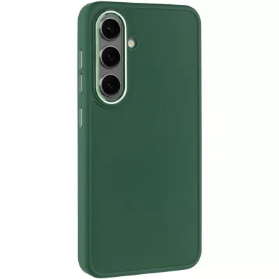 TPU чохол Bonbon Metal Style для Samsung Galaxy S23 Зелений / Army green
