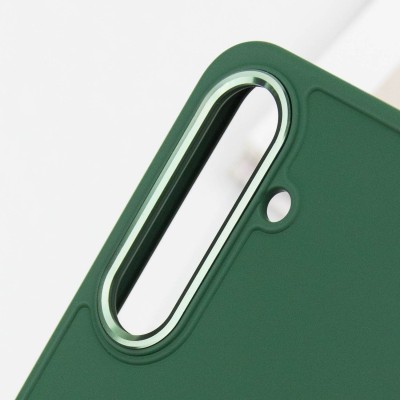 TPU чохол Bonbon Metal Style для Samsung Galaxy S23 Зелений / Army green