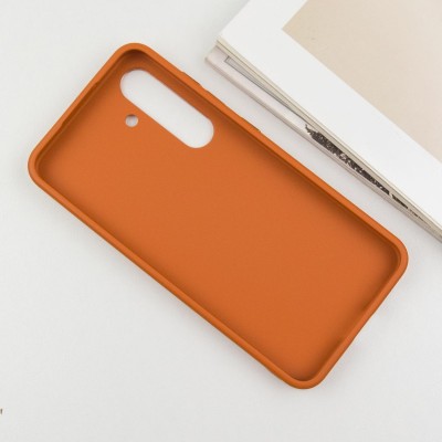 TPU чохол Bonbon Metal Style для Samsung Galaxy S23 Помаранчевий / Papaya