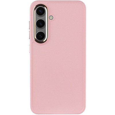 TPU чохол Bonbon Metal Style для Samsung Galaxy S23 Рожевий / Light pink