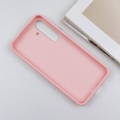 TPU чохол Bonbon Metal Style для Samsung Galaxy S23 Рожевий / Light pink
