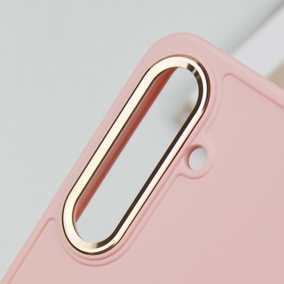 TPU чохол Bonbon Metal Style для Samsung Galaxy S23 Рожевий / Light pink