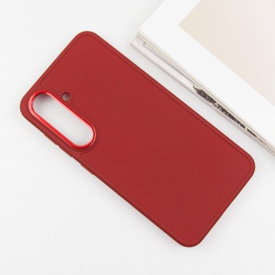 TPU чохол Bonbon Metal Style для Samsung Galaxy S23 Червоний / Red