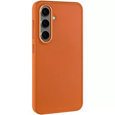 TPU чохол Bonbon Metal Style для Samsung Galaxy S23+ Помаранчевий / Papaya