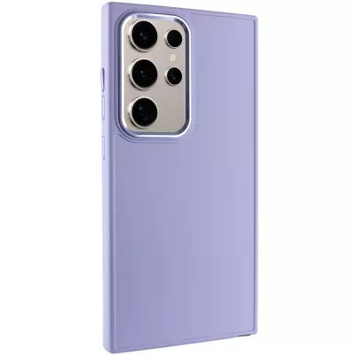 TPU чохол Bonbon Metal Style для Samsung Galaxy S24 Ultra Бузковий / Dasheen