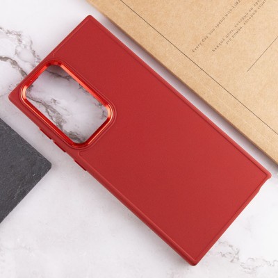 TPU чохол Bonbon Metal Style для Samsung Galaxy S24 Ultra Червоний / Red