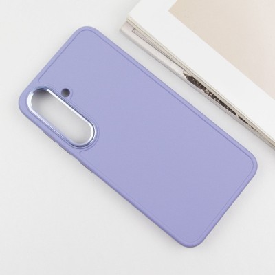 TPU чохол Bonbon Metal Style для Samsung Galaxy S24 Бузковий / Dasheen