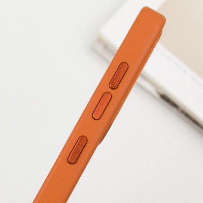 TPU чохол Bonbon Metal Style для Samsung Galaxy S24 Помаранчевий / Papaya