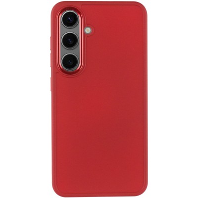 TPU чохол Bonbon Metal Style для Samsung Galaxy S24 Червоний / Red