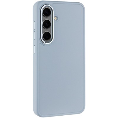 TPU чохол Bonbon Metal Style для Samsung Galaxy S24+ Блакитний / Mist blue