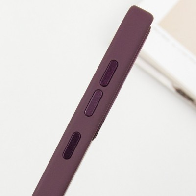 TPU чохол Bonbon Metal Style для Samsung Galaxy S24+ Бордовий / Plum