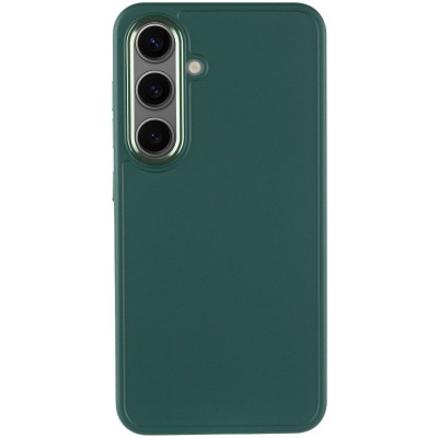 TPU чохол Bonbon Metal Style для Samsung Galaxy S24+ Зелений / Pine green