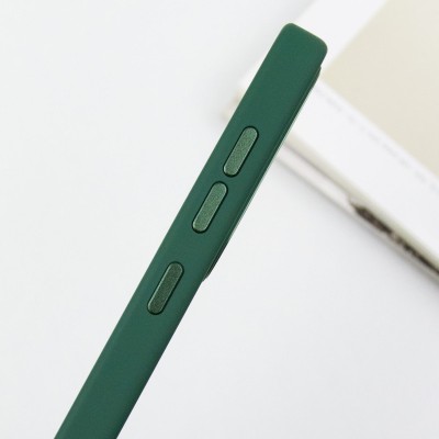 TPU чохол Bonbon Metal Style для Samsung Galaxy S24+ Зелений / Pine green