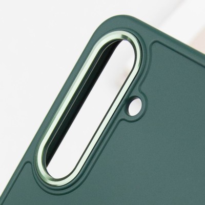 TPU чохол Bonbon Metal Style для Samsung Galaxy S24+ Зелений / Pine green