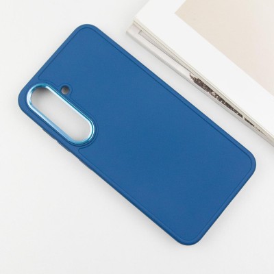 TPU чохол Bonbon Metal Style для Samsung Galaxy S24+ Синій / Denim Blue