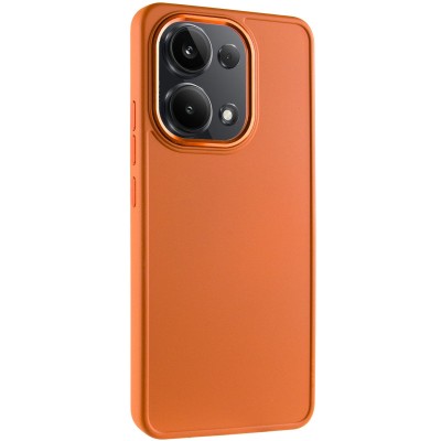 TPU чохол Bonbon Metal Style для Xiaomi Redmi Note 13 4G Помаранчевий / Papaya
