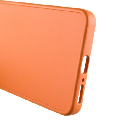 TPU чохол Bonbon Metal Style для Xiaomi Redmi Note 13 4G Помаранчевий / Papaya