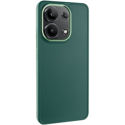 TPU чохол Bonbon Metal Style для Xiaomi Redmi Note 13 Pro 4G / Poco M6 Pro 4G Зелений / Army green