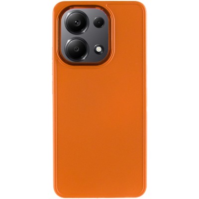 TPU чохол Bonbon Metal Style для Xiaomi Redmi Note 13 Pro 4G / Poco M6 Pro 4G Помаранчевий / Papaya