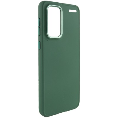 TPU чохол Bonbon Metal Style для Xiaomi Redmi Note 13 Pro+ Зелений / Pine green
