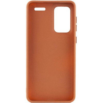 TPU чохол Bonbon Metal Style для Xiaomi Redmi Note 13 Pro+ Помаранчевий / Papaya