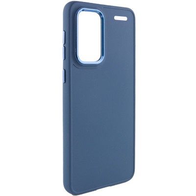 TPU чохол Bonbon Metal Style для Xiaomi Redmi Note 13 Pro+ Синій / Cosmos blue