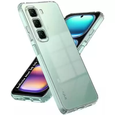 TPU чохол Epic Transparent 1,5mm Full Camera для Infinix Hot 50 Pro Безбарвний (прозорий)