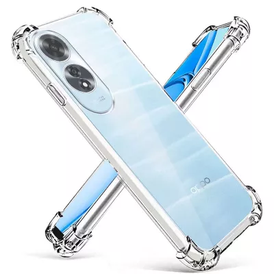 TPU чохол GETMAN Ease logo посилені кути Full Camera для Oppo A60 4G Безбарвний (прозорий)