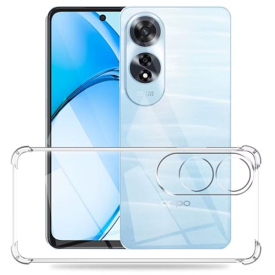 TPU чохол GETMAN Ease logo посилені кути Full Camera для Oppo A60 4G Безбарвний (прозорий)