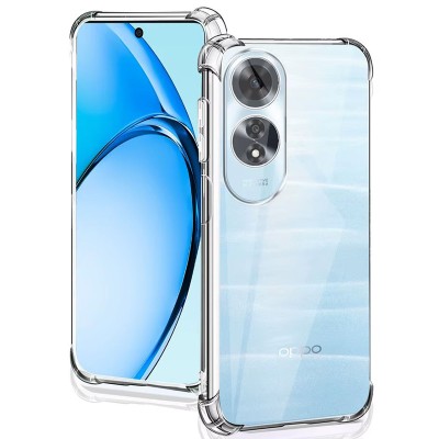 TPU чохол GETMAN Ease logo посилені кути Full Camera для Oppo A60 4G Безбарвний (прозорий)